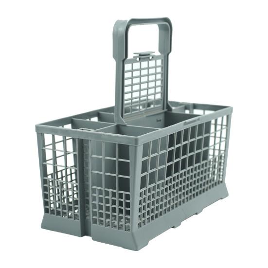 Universal Dishwasher Cutlery Basket with Folding Grid Lid Heavy Duty
