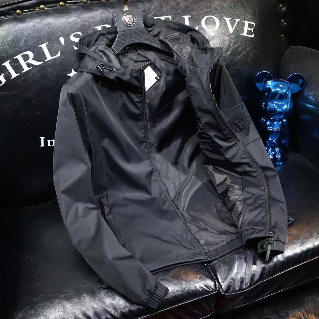 European Style Men's Hooded Jacket - Summer 2025 Trendy Casual Outerwear