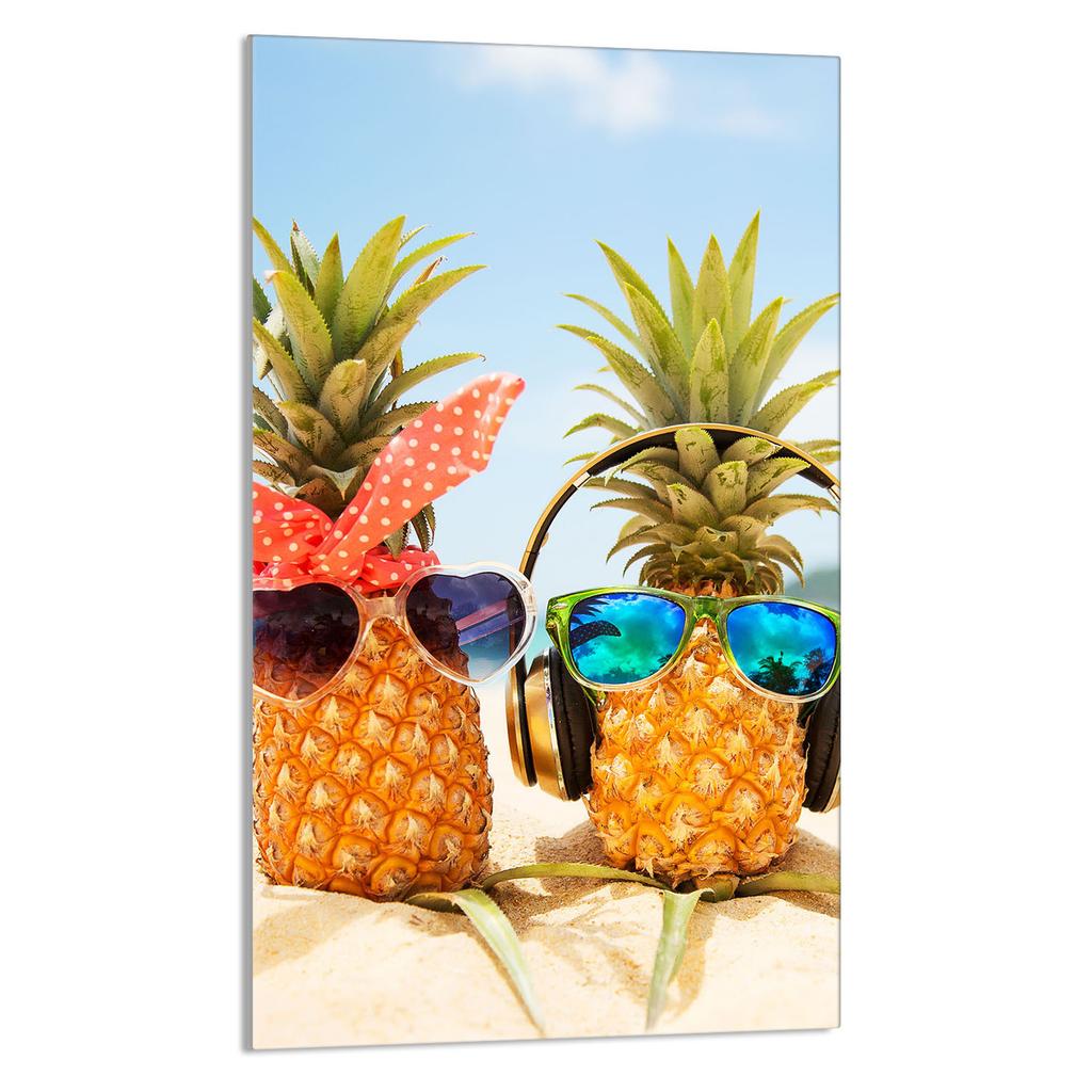 Szklana Deska Do Krojenia 30X52 Ananas