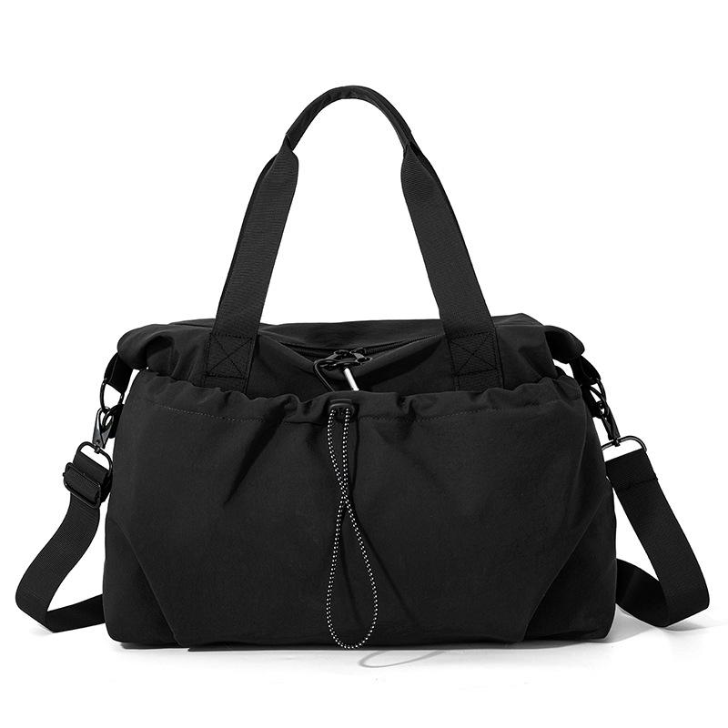 

Dry and wet separated fitness bags, short business trip bags for couples, expandable casual luggage bags Large-capacity Oxford 41x15x27cm