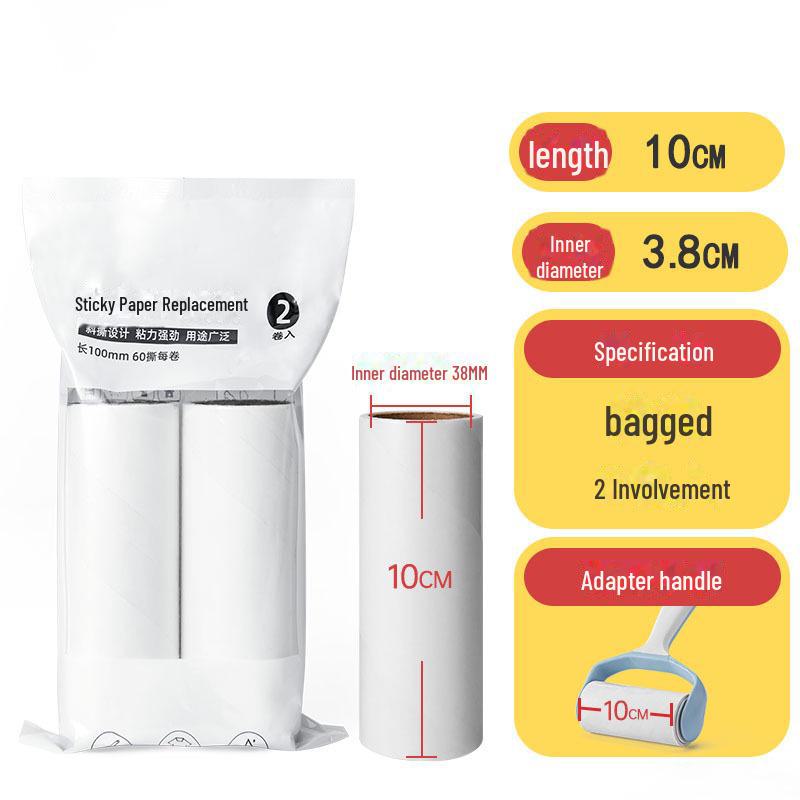 

Qiaofeng Sticky Hair Remover Roller - сменный стержень для удаления пыли