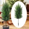 Artificial Cedar Topiary Tree Cypress Shrubs Faux Plants for Indoor Outdoor