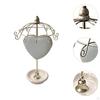 Halskettenhalter Ausstellungsständer Drehbar Heimdeko Einfacher Schmuck-Organizer Ständer für Ringe