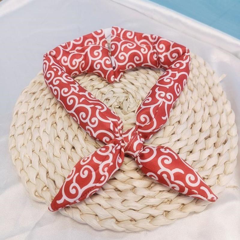 1pcs Dog Necklace Tie Cute Style Pet Dog Scarf Adjustable Size Dog Cat Bow Tie Pet Grooming Accessories Dog Cotton Bib Bandana