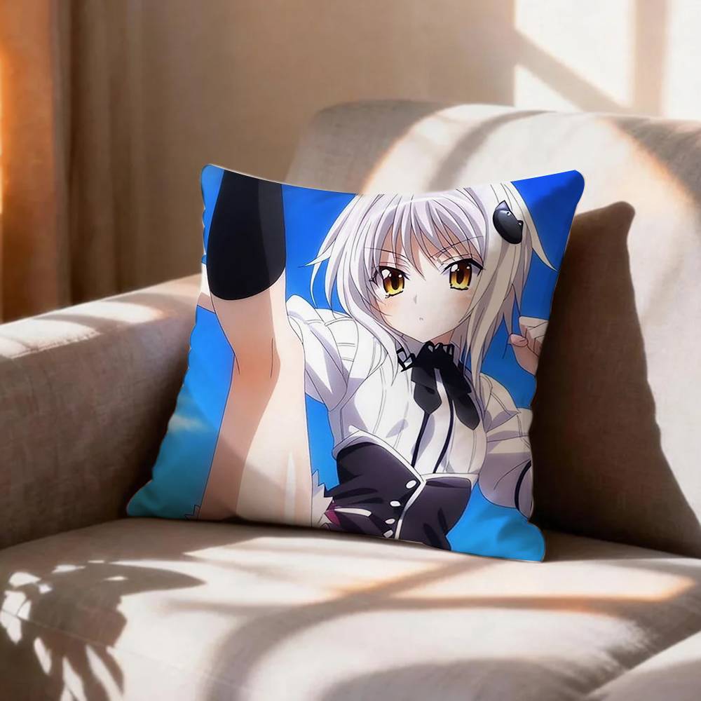CUTE High School DxD Koneko TToujou   Pillow Case Pattern Printed Pillowcase For Living Room Sofa Cushion Cover