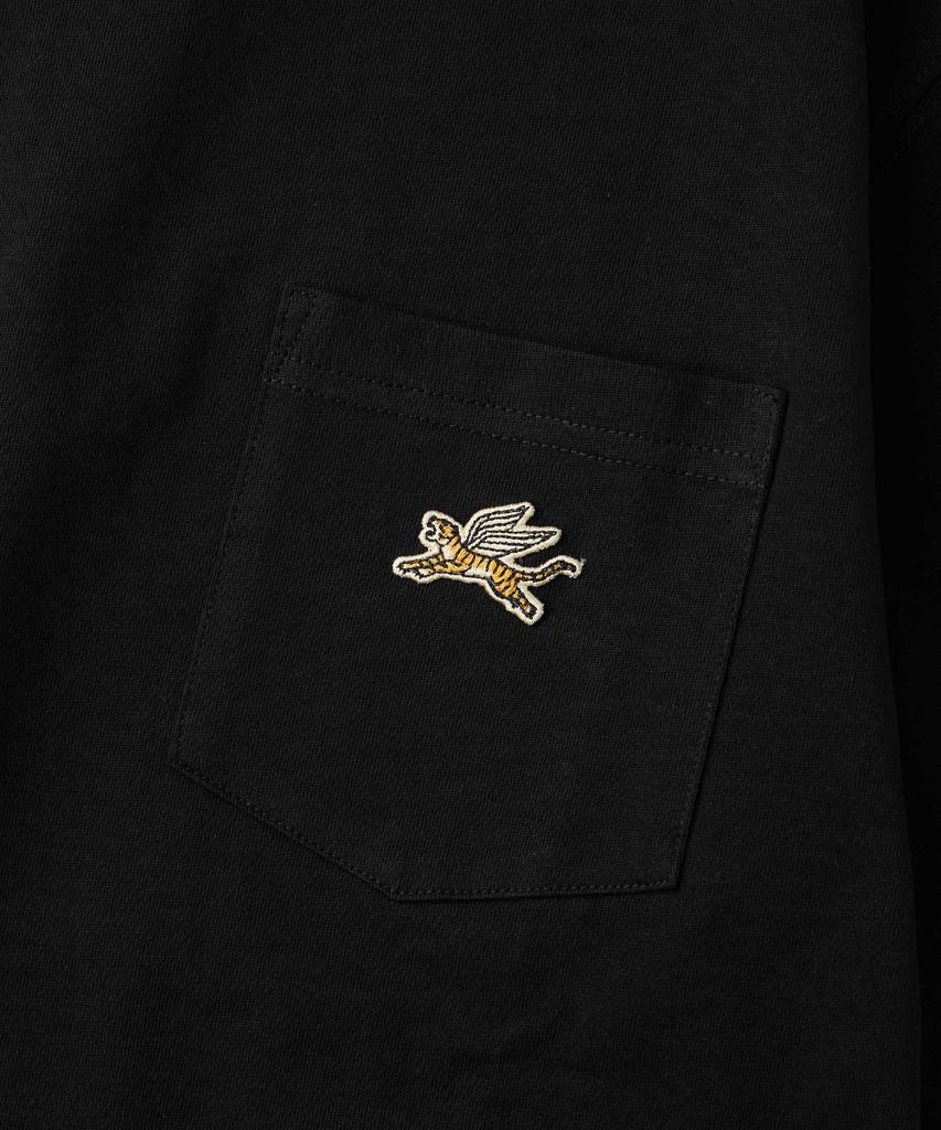 OUTSTANDING Mighty Tiger Logo Pocket Tee_Black