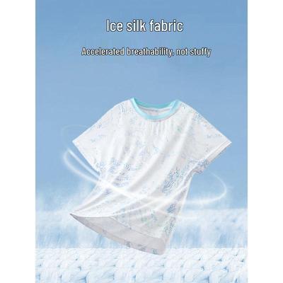 Quick-Dry Sun-Protection Sportswear with Logo, for Girls and Parent-Child, Breathable, Medium & Large, Summer Collection