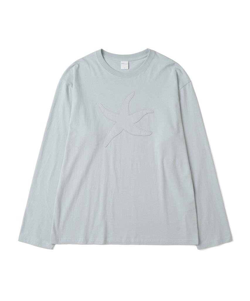 THE COLDEST MOMENT Tcm Vintage Logo Long Sleeve (Mint Grey)