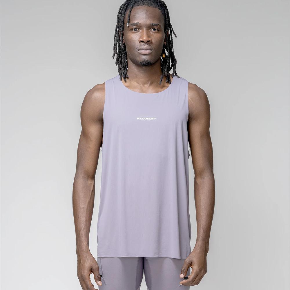 H. Kumori Race Singlet Lilac - Grape S