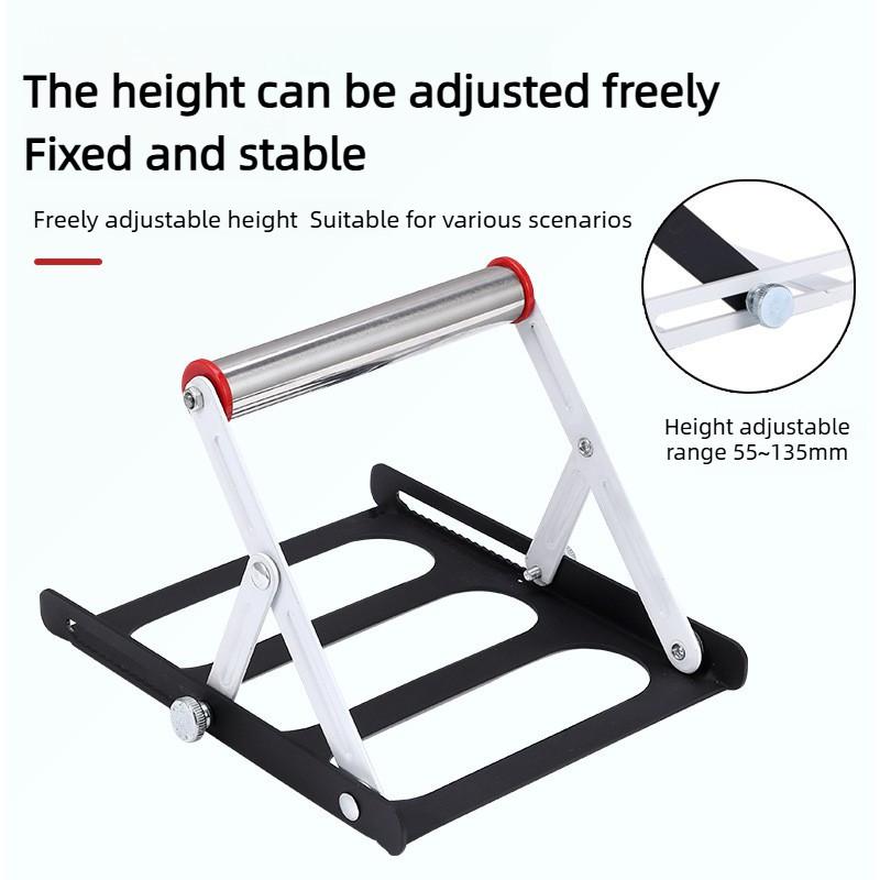 Cutting Machine Material Support Rack Multi Functional Balanced Lifting Bracket Foldable Cutting Tripod Auxiliary Tool