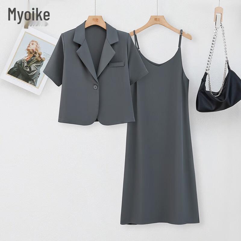 

Taichi Women s Two-Piece Blazer & Suspender Dress Set L