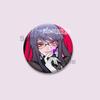 Anime Game Series The Hundred Line Last Defense Academy Badge Cartoon Round Brooch Pins on Backpack Hat Accessories Jewelry Gift