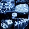 Solar Rope Lights Outdoor Waterproof Solar String Lights LED Tube Lights for Trees Garden Patio and Party Holiday Decorations