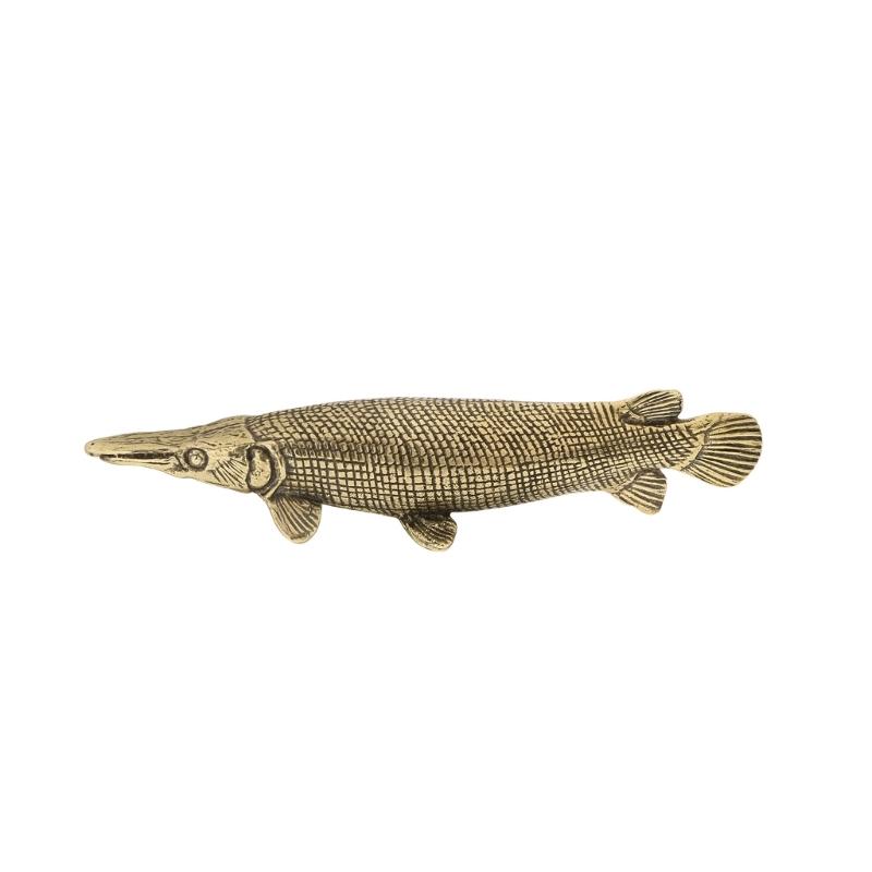 

Metal Fish Statue Decors Animal Figurines Desk Ornament Collectible Sculpture Home Decors Accent Housewarmings Gift 1