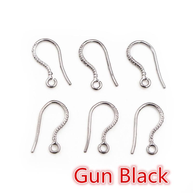 20pcs 17x8mm Brass Matel DIY Earring Hooks Findings Earrings Clasps Earwire Jewelry Making Accessories Supplies