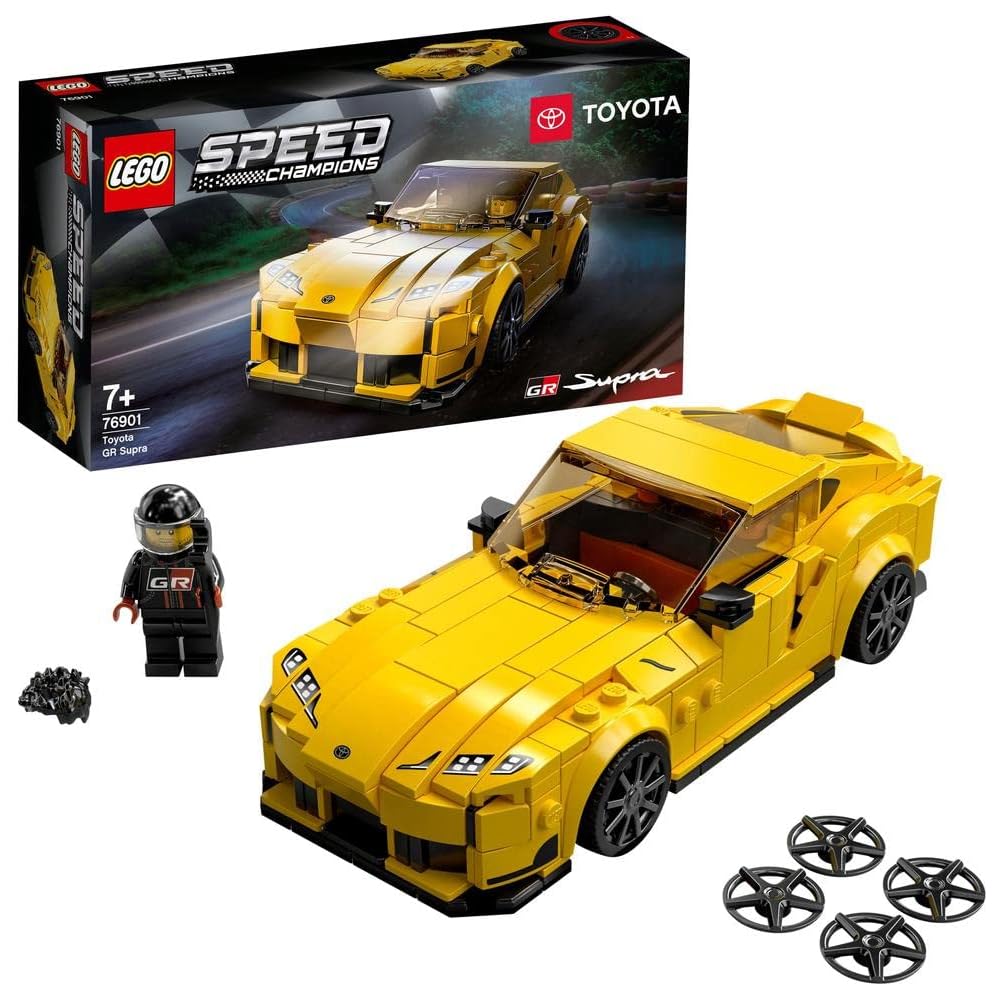 

LEGO Speed Champions Toyota GR Supra 76901 Building Blocks Toy for Boys Age 7 and Up