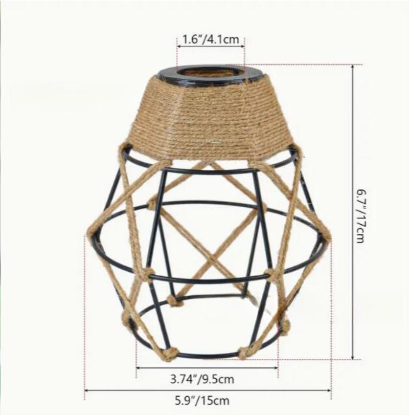 Retro DIY Iron Lampshade Light Guard Iron Bell E27 Bulb Proetctor Ceiling Hanging Lamp Cover Metal Wire Cage Industrial Style