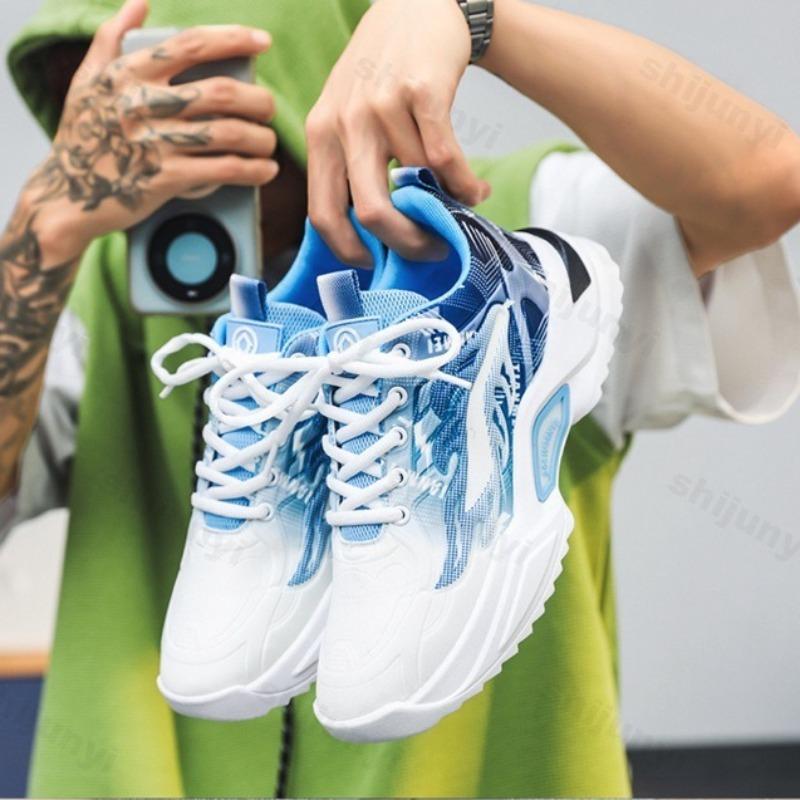 Fashion Men Casual Sports Shoes Autumn Comfortable Non Slip Outdoor Running Shoes Lace Up Breathable Men Sneakers Zapatillas De Hombre