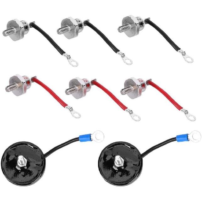 Walfront RSK5001 Module Diode Rectifier Kit for Stamford Generator,Module with Varistors Generator Rectifier Module Set Spare Parts Rectifier Kit