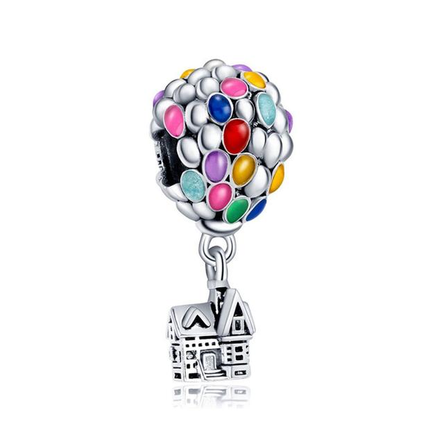 

S925 Стерлингового Серебра Женщины Шар Шарм Бусины Симпатичные Леди Подходит Оригинальные Подвески Pandora Браслеты Diy Модные Ювелирные Изделия Подарок