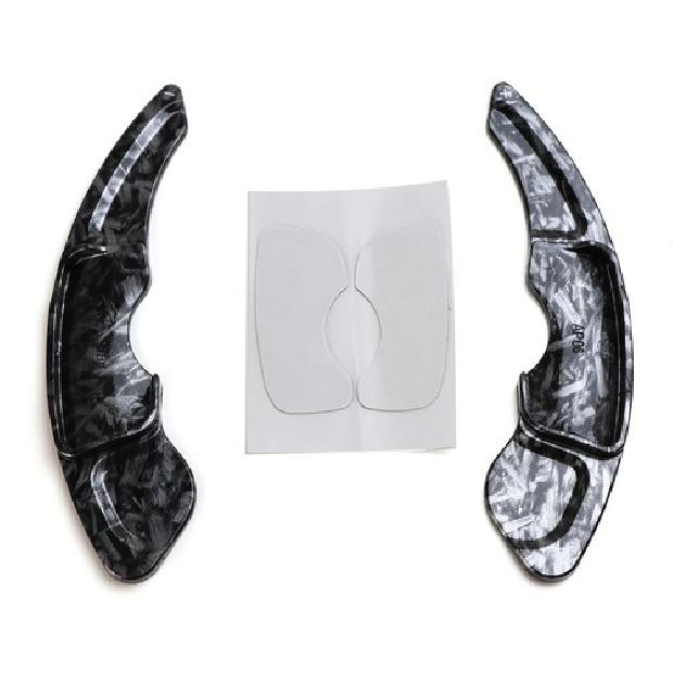 "Forged Carbon" Style Larger Steering Wheel Paddle Shift For Lexus IS RC NX CT