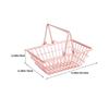 Children's Shopping Basket Wire Mini Basket for 2Pcs Set
