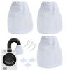 Colector de scame pentru uscător Filtru pentru gura de ventilație a uscătorului Kit reutilizabil de curățare a scamelor Recipient pentru gura de ventilație a uscătorului Cutie de interior pentru uscător fără ventilație Pentru a preveni