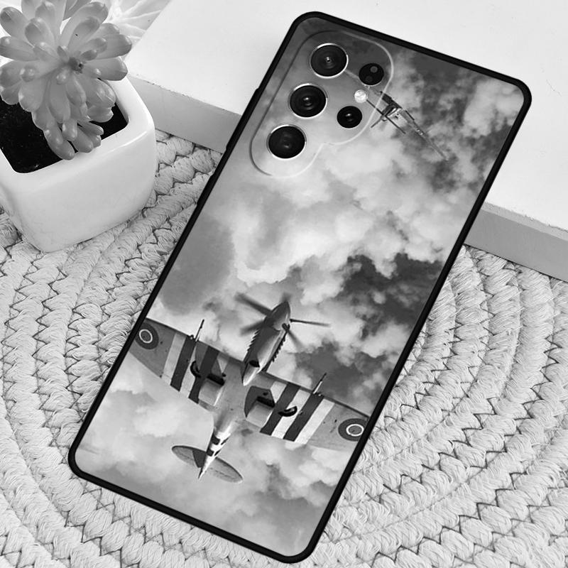 Spitfires Militärisches TPU-Handyhülle Für Samsung Galaxy note 10 pro S26 S25 S24 S23 S22 Ultra Plus S21 FE S20 Stoßfeste Hülle