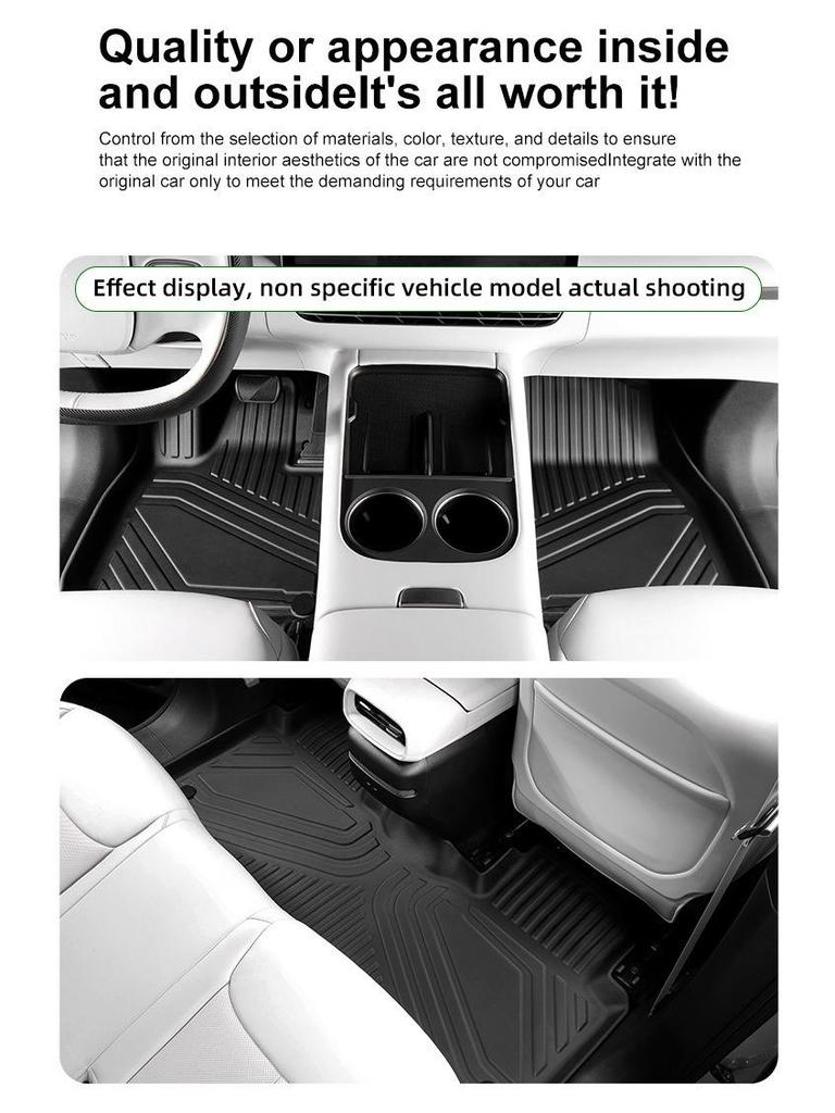 Waterproof TPE Floor Mats for 2024-2025 Lada AURA - Eco-Friendly, Custom-Fit for Every Model