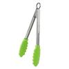 Pearl Metal Easy Cooking Silicone Tongs, 18cm, C-3655, Green