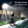 Ultra-Bright Solar LED Floodlight with Motion Sensor for Outdoor Spaces