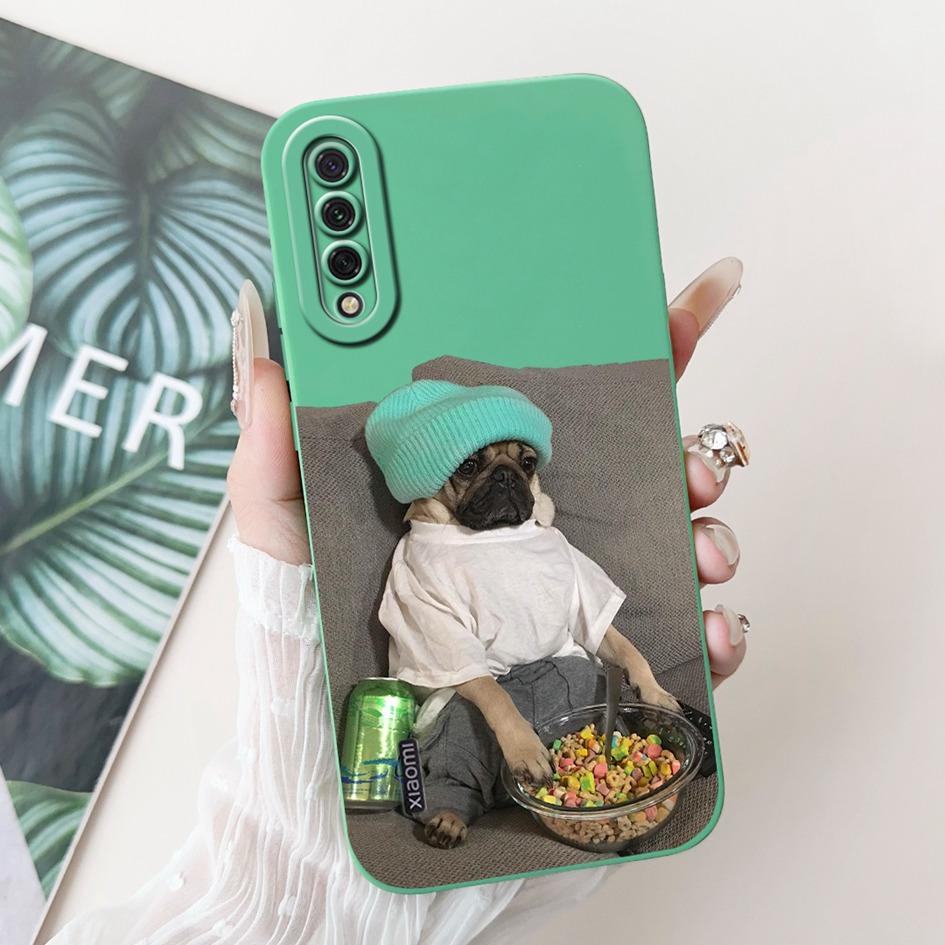 For Xiaomi Mi A3 Case MiA3 Shockproof Cover Cute Cartoon Panda Rabbit Soft Silicone Matte TPU Phone Case For Xiaomi Mi CC9e Capa