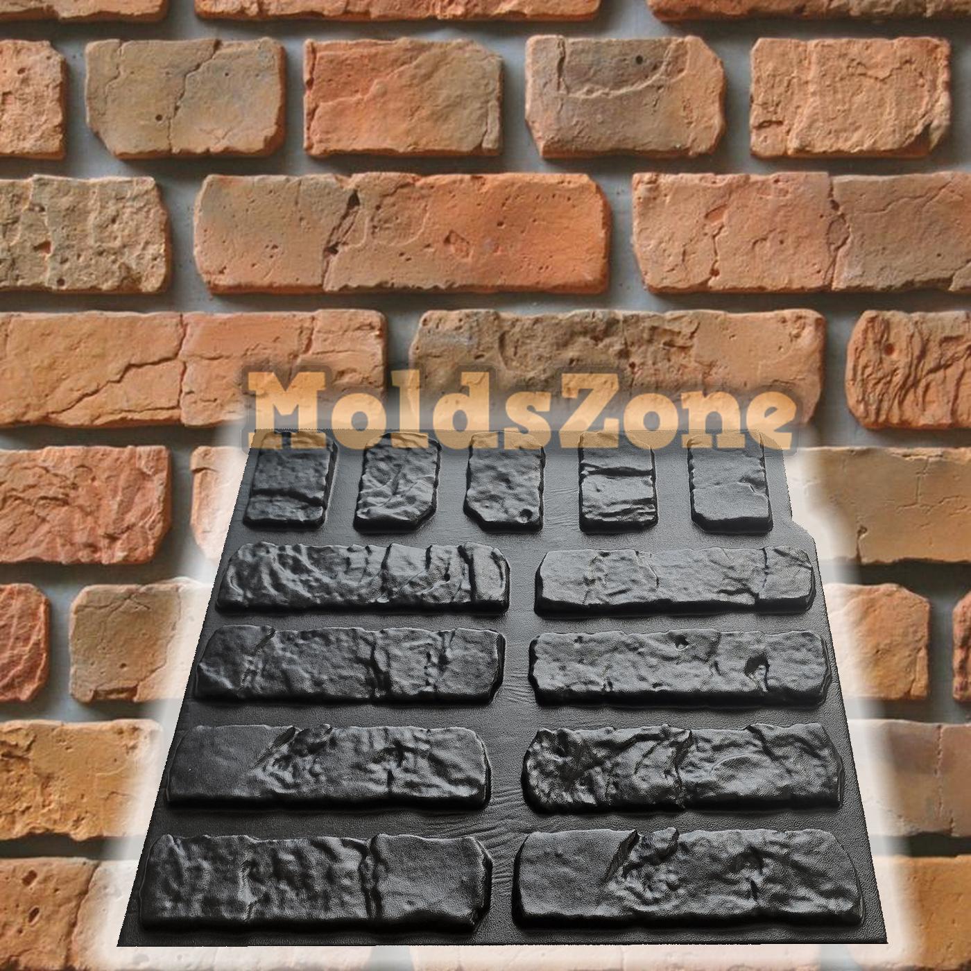 

Форми для декору стін, штучного каменю та плитки для штукатурки, бетону, гіпсу Країна НАБІР 13 елементів DIY чорний