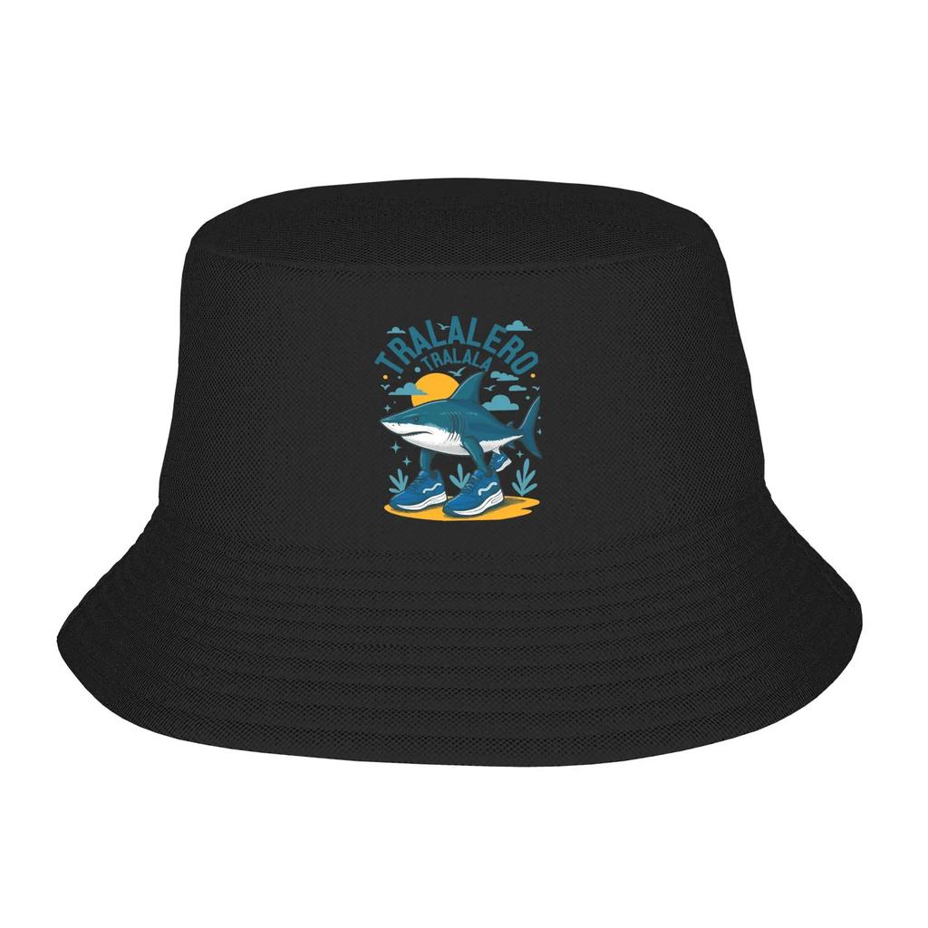 Unisex Kapelusze Bucket Shimpanzini Bananini Włoski Brainrot Kapelusze Plażowe Składane Kempingowe Kapelusze Rybackie Kapelusz Boonie Pomysł na Prezent