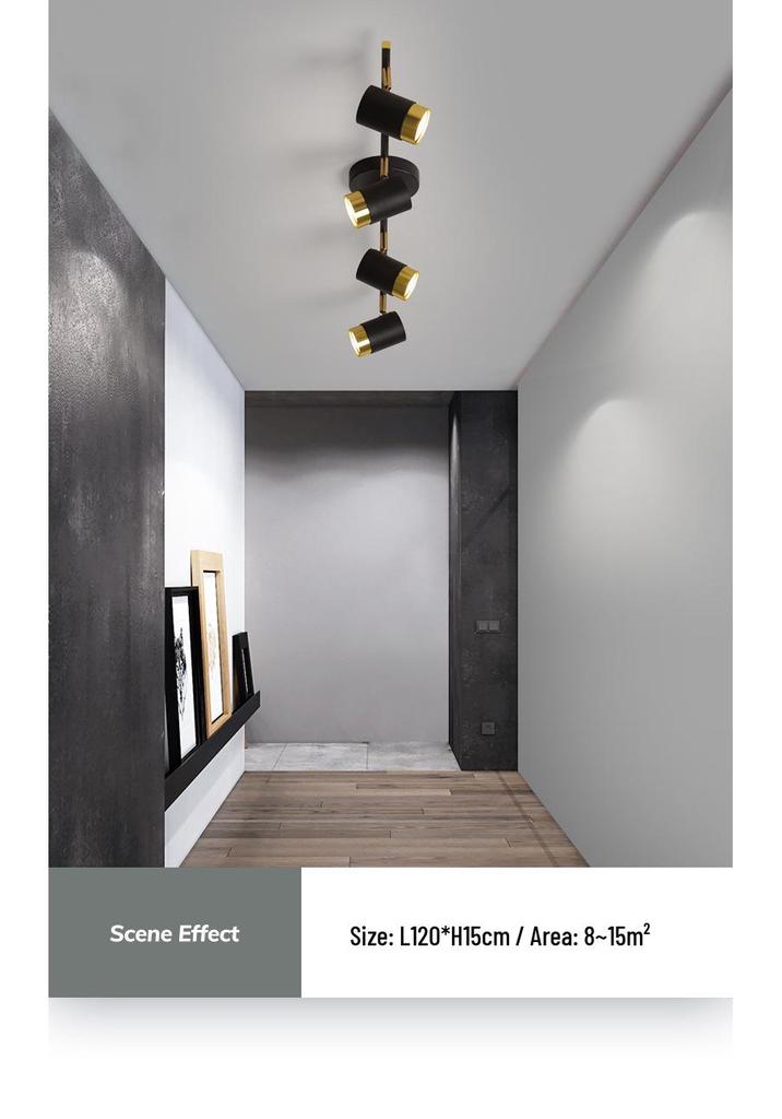Nordic LED Ceiling Spotlight for Bedroom, Living Room, Background Wall, and Cloakroom