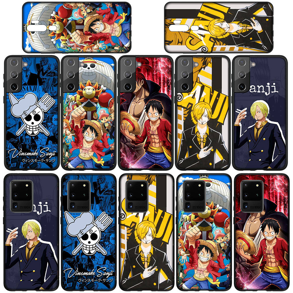 Phone Case for iPhone 17 15 16 Plus X Redmi Note 14 12 11 13 Pro Max Huawei P30 P20 Lite Y9 OPPO A60 A40 A80 A18 A16 A54 Sanji Luffy One Piece Cover