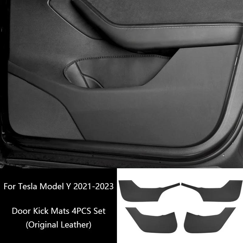 Door Anti-kick Sticker Model 3 Highland Soil-proof Mat Side Door Anti-scratch Protective Stickers for Tesla Model Y/3 -