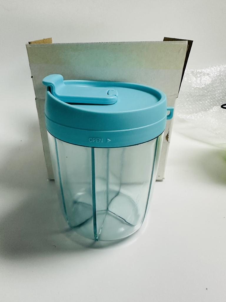 7 Grids Large Pill Cup Bottle Organizer Supplement Organizer for Holding 7 Various Vitamins Travel Pill Case Box Straw Container