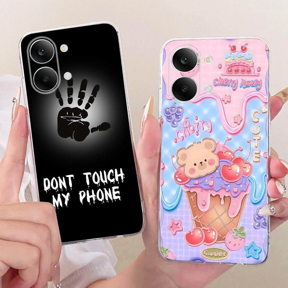 Case For Xiaomi Poco X8 Pro Max Cover Transparent Fashion Butterfly Cute Cat Cool Painted Soft Phone Casing 2602BPC18G