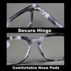 New Square Frame Reading Glasses Retro Printing Glasses Frame Men Women High-definition Presbyopia Glasses Farsighted Eyewear