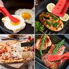 2-in-1 silicone shovel, multifunctional shovel, suitable for steak, fish, bread, burger, barbecue, frying, pancake, pizza, kitch