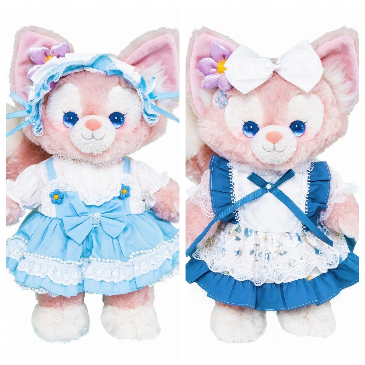 

Счастливый мешок Stella Lou Lina Bell Universal одежда Костюм в стиле Алисы Милая одежда Для размера S Без тела 042701 [SINUOMING] (2 куска) & & Куки-чан бежевый