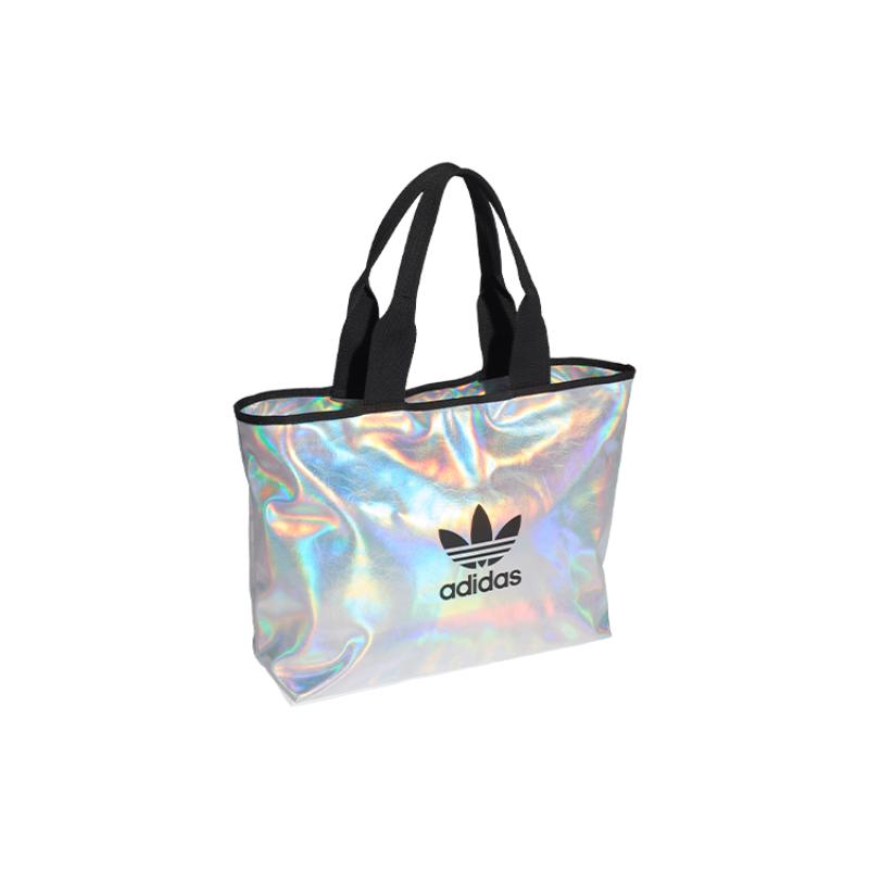 Adidas Originals Polyurethan Tragetasche, Einkaufstasche, Handtasche Normal Damen Silber Adidas FL9630