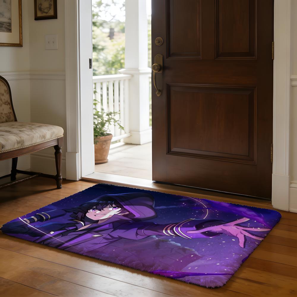 The Eminence In Shadow Anime Floor Mat Soft Flannel Absorbent Mat Non-Slip Rug Home Bedroom Bathroom