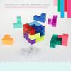 YJ DIY Plastic Magnetic Building Blocks Educational Toys For Children Transparent & Macaron Colors 7PCS Children Toy Gift