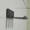 1pc Drill Mounted Multi-Function Iron Storage Rack for Kitchen, Bathroom and Room, Toothbrush Organizer