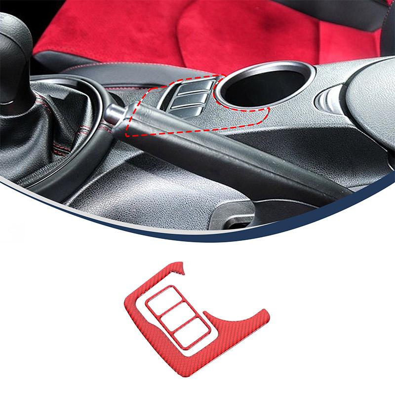 For Nissan 370Z Z34 2009+ Car Soft Carbon Fiber Up Speedometer Dashboard Console Trim Cover Sticker Kit  Interior Accessories