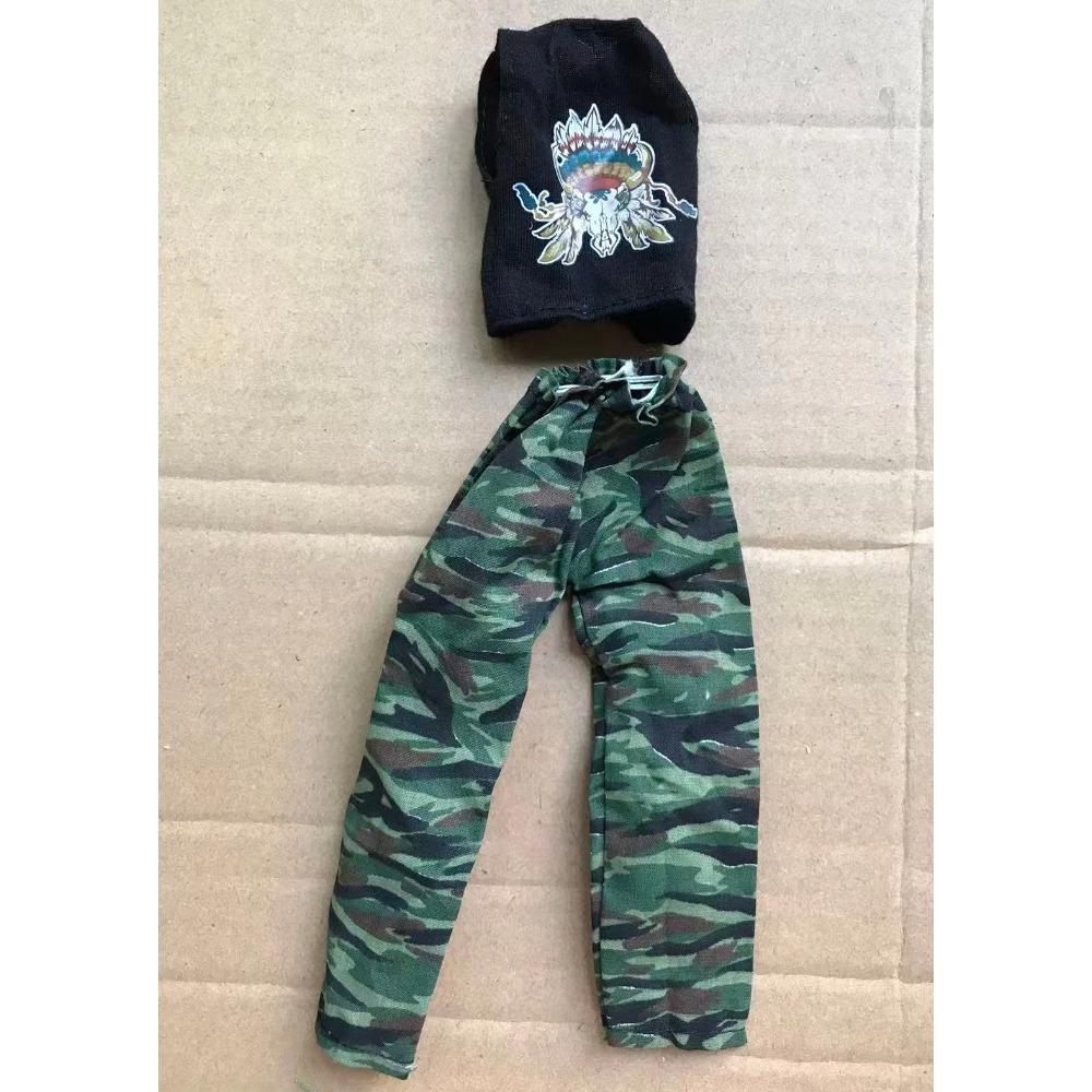 

Красочный набор одежды для мужской куклы Личность Кен Спортивная одежда Армейский наряд с длинными брюками и пальто для кукол