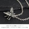 [Shinjuku Gin No Kura] 3D Fly Pendant Top, Chainless Charm, Silver 925, Fly, Insect, Realistic, Men's