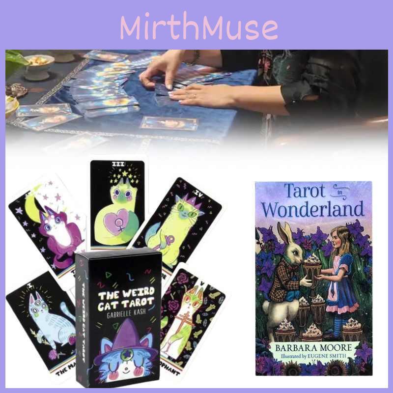 The Weird Cat Tarot In Wonderland Cards With Card Box For Collectors And Gift Use